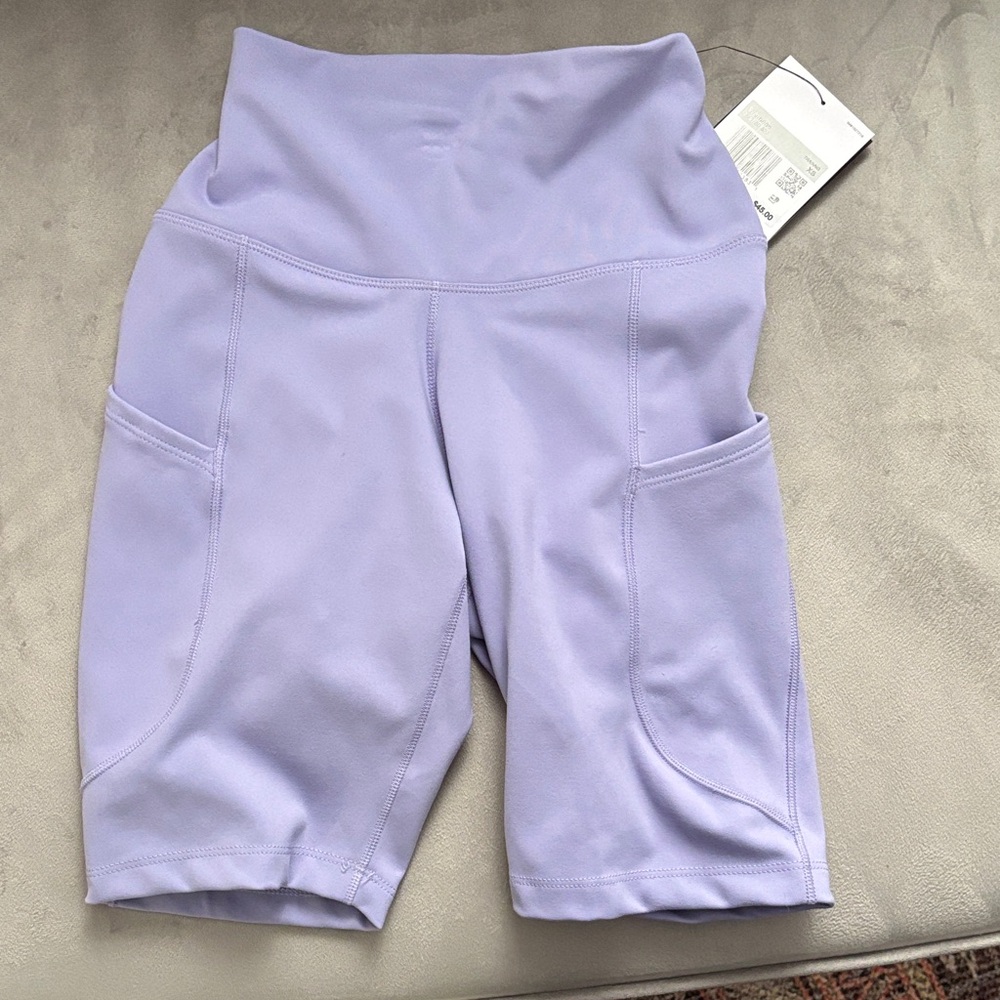 Nike Women's Light Purple Bike Shorts